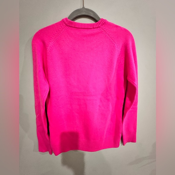 French Connection crewneck pullover sweater • electric pink • Size S - Picture 4 of 4